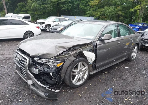 2016 Audi A6 2.0T Premium Plus z USA, uszkodzony, nr VIN WAUGFAFC8GN048361